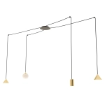 Lampa wisząca FUJI 4 GOLD 1350/4 EMIBIG Lighting - zdjęcie produktu