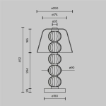 Lampa stołowa Amulet MOD555TL-L8G3K Maytoni - zdjęcie dodatkowe 4