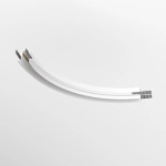 Złącze promieniowe R300 Exility szynoprzewód wpuszczany do płyt kartonowo-gipsowych 12,5 mm, biały TRA044-angle.12W Mayt