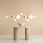 Lampa wisząca DIONE 9 BRASS 1092N40 Aldex - zdjęcie produktu