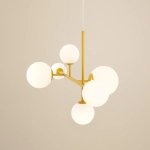 DIONE 6 MUSTARD 1092K14 Nowoczesna lampa wisząca #colours Aldex - zdjęcie dodatkowe 2