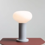 LAMPKA BIURKOWA FLO SZARY S (opal glass) 7000B22_S Aldex - zdjęcie dodatkowe 1
