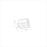 Podtynkowa lampa kwadratowa MIDI LED 16W 4000K 10064 Nowodvorski - zdjęcie dodatkowe 5