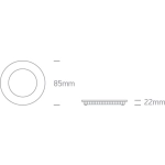 BLACK CCTV 3W IP20 230V 10103FA/B/V ONE LIGHT