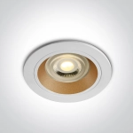 Oprawa podtynkowa WHITE GU10 10W BRASS REFLECTOR DARK LIGHT 10105ALG/W/BS ONE LIGHT