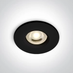 10105R1/B czarny wpust Corni GU10 50W IP65 One Light