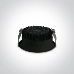 Oprawa podtynkowa BLACK 12W CCTV IP20 230V DARK LIGHT 10109D/B/V ONE LIGHT
