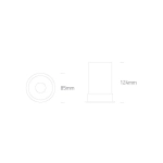 kinkiecik.pl Oprawa podstropowa Recessed Spots Fixed 10109F/W ONE LIGHT