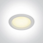 Oprawa podtynkowa WHITE SMD UGR19 10W CCTV IP44 230V 10110U/W/V ONE LIGHT