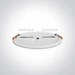 Floating Round Panels Range Adjustable Cut Out Hole 10114CE/C One Light