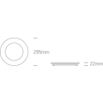 BLACK CCTV 30W IP20 230V 10130FA/B/V ONE LIGHT