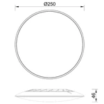 Lampa sufitowa Mantra Slim CCT 8690MA - zdjęcie dodatkowe 1