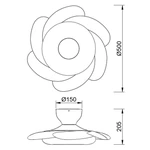 Wentylator sufitowy Mantra Flower 8704MA - zdjęcie dodatkowe 1