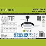 Wentylator sufitowy Mantra Niseko Fan M 9063MA - zdjęcie dodatkowe 8