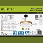 Wentylator sufitowy Mantra Niseko Fan M 9091MA - zdjęcie dodatkowe 8