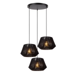 JESSICA Lampa wisząca Ø 35,5 cm 3xE27 czarny 10421/13/30 Lucide - zdjęcie produktu