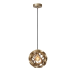 HANNELORE Lampa wisząca Ø 30 cm 1xE27 złoty mat / mosiądz 10423/30/02 Lucide - zdjęcie produktu