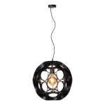 HANNELORE Lampa wisząca Ø 40 cm 1xE27 czarny 10423/40/30 Lucide - zdjęcie produktu