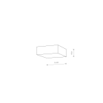 Plafon LID SQUARE LED 15W 3000K 10424 Nowodvorski - zdjęcie dodatkowe 3