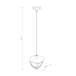 Lampa wisząca AMELIA 10496 IP44 Nowodvorski - zdjęcie dodatkowe 1