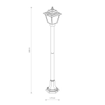 Lampa stojąca ANA 1m 10501 IP44 Nowodvorski - zdjęcie dodatkowe 1