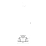 Lampa wisząca KYMI C 10572 Nowodvorski - zdjęcie dodatkowe 4