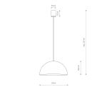 Lampa wisząca HEMISPHERE SUPER S WHITE 10695 Nowodvorski - zdjęcie dodatkowe 5