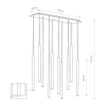 Lampa wisząca LASER X 10705 Nowodvorski - zdjęcie dodatkowe 6