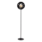 HANNELORE Lampa podłogowa Ø 30 cm 1xE27 czarny 10723/01/30 Lucide - zdjęcie produktu