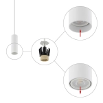 Lampa wisząca FOURTY S 10764 Nowodvorski - zdjęcie dodatkowe 4