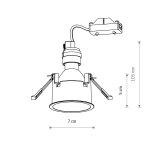 Lampa punktowa podtynkowa CUP 10792 Nowodvorski - zdjęcie dodatkowe 8