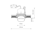 Lampa punktowa podtynkowa MONO SLIDE TRIMLESS 10806 Nowodvorski - zdjęcie dodatkowe 3