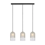 kinkiecik.pl Lampa wisząca COPE Pendant 3L Frosted/Clear/Black 108226 Markslojdlojd