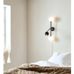 kinkiecik.pl Kinkiet BESIDE Wall 3L Black/White 108255 Markslojd