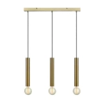 kinkiecik.pl Lampa wisząca SENCILLO Pendant 3L Brass 108261 Markslojd