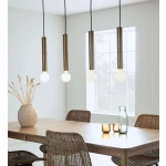 kinkiecik.pl Lampa wisząca SENCILLO Pendant 4L Brass 108263 Markslojd