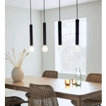 kinkiecik.pl Lampa wisząca SENCILLO Pendant 4L Black 108264 Markslojd