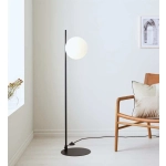 kinkiecik.pl Lampa podłogowa DIONE Floor 1L Black/White 108273 Markslojd