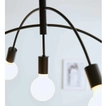 kinkiecik.pl Plafon CRUX Ceiling 5L Black 108280 Markslojd