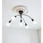 kinkiecik.pl Plafon CYGNUS Ceiling 5L Black 108284 Markslojd