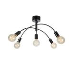 kinkiecik.pl Plafon CYGNUS Ceiling 5L Black 108284 Markslojd