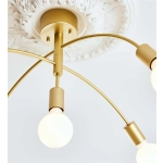 kinkiecik.pl Plafon CYGNUS Ceiling 5L Painted Gold 108285 Markslojd