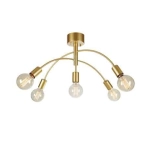kinkiecik.pl Plafon CYGNUS Ceiling 5L Painted Gold 108285 Markslojd