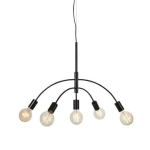 kinkiecik.pl Lampa wisząca CYGNUS Pendant 5L Black 108286 Markslojd