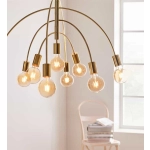 kinkiecik.pl Lampa wisząca LAVELLO Pendant 9L Brass 108289 Markslojd