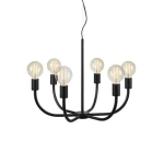 kinkiecik.pl Lampa wisząca AMISTOSO Pendant 6L Black 108290 Markslojd