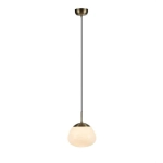 kinkiecik.pl Lampa wisząca RISE Pendant 1L Antique/White 108296 Markslojd