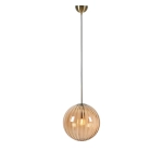 FENGARI Lampa wisząca Antique Brass/Amber 108763 Markslojd