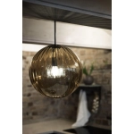 FENGARI Lampa wisząca Antique Brass/Amber 108763 Markslojd