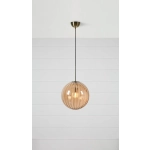 FENGARI Lampa wisząca Antique Brass/Amber 108763 Markslojd